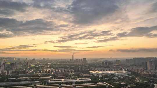 【4K】河南洛阳城市大景航拍延时