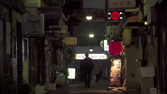 日本风情街素材视频素材模板下载