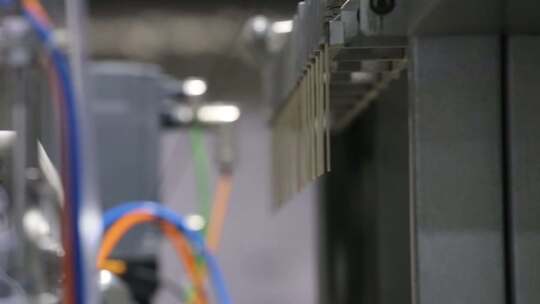 冰激淋工厂冰激淋生产线视频素材模板下载