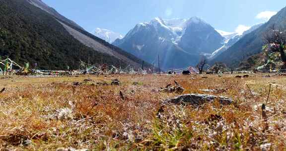 航拍西藏风景