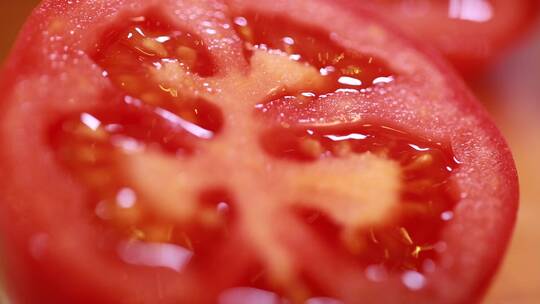 微距西红柿瓤西红柿籽 (5)视频素材模板下载