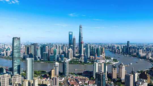 上海地标延时航拍4K宣传素材合集
