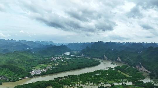 广西桂林山水航拍