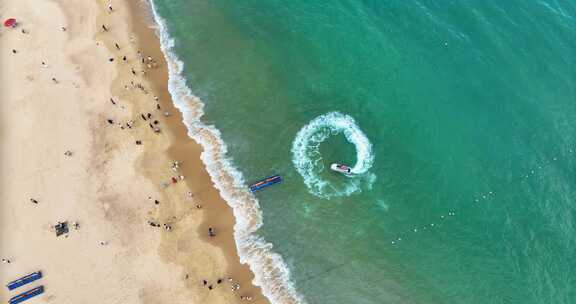 海滩沙滩海浪海边海水0740