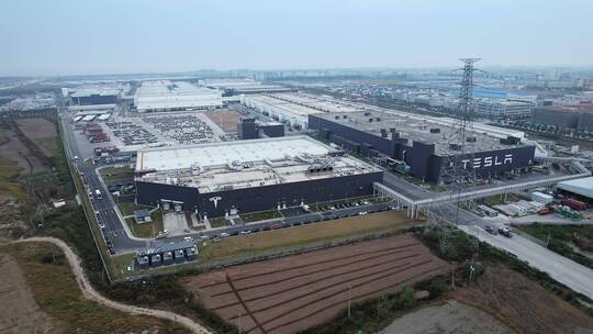 上海特斯拉工厂建筑汽车制造生产基地