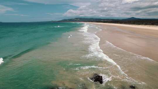 穆尼海滩，海，波浪，海岸