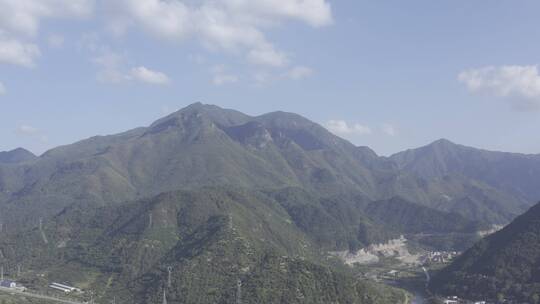 括苍山森林云海风光高山