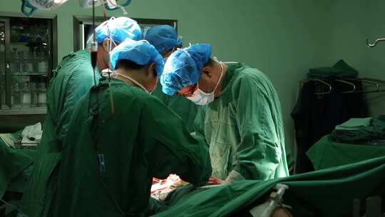 医院紧急手术室手术视频素材模板下载
