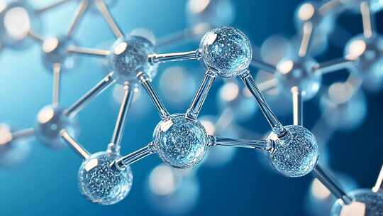 水分子微距特写镜头