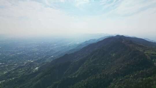 北碚缙云山自然风光航拍视频素材模板下载