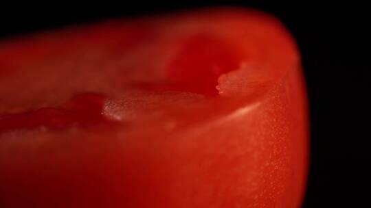 【镜头合集】切开的西红柿瓤