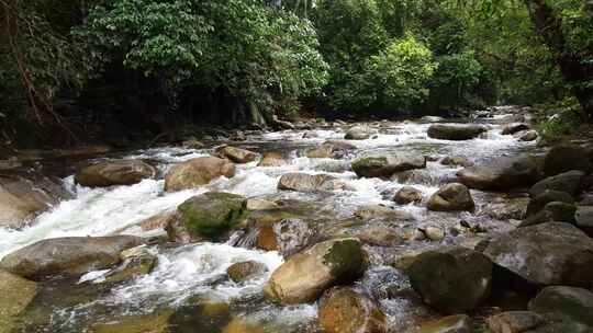 山水河流小溪水湖泊峡谷自然风光