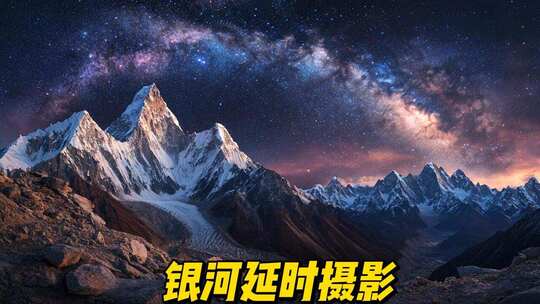 银河星空延时