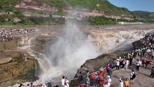 黄河黄河壶口瀑布江河山河河流奔腾河流长江