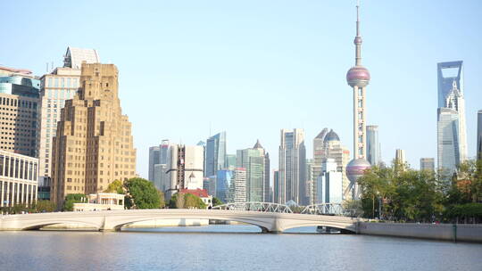 上海外滩高楼大厦旅游业