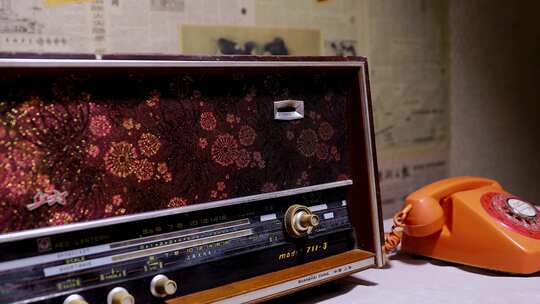 老式收音机 、怀旧、708090年代 4素材K