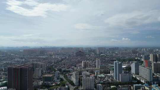 广西玉林大景玉林城市风光航拍