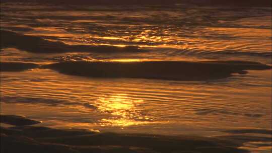 夕阳海面1视频素材模板下载