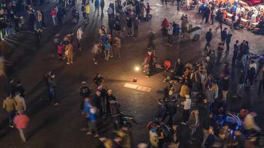 摩洛哥马拉喀什市场 中东地区街景