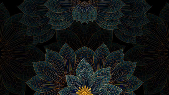 4K孔雀背景素材