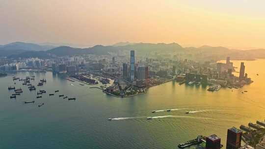 香港天际100航拍视频4K30P