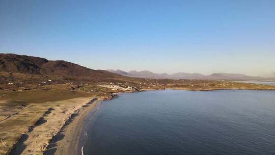 大海海滩绿水山川景观