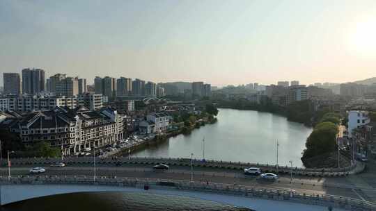 惠州西枝江航拍桥梁