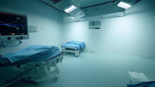 空无一人的手术室无影灯手术病房 (3)