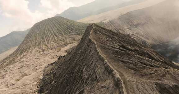 航拍印尼Bromo火山