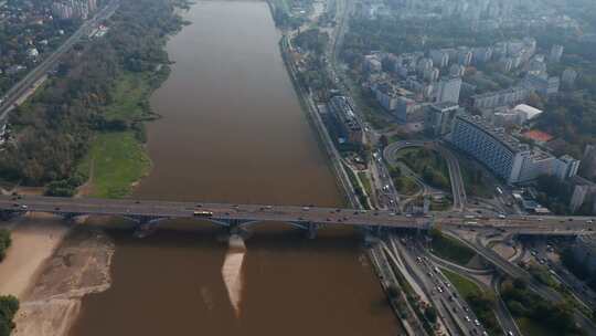 华沙，城市，维斯瓦河，桥