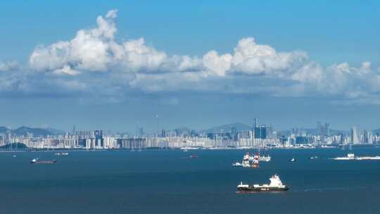 深圳机场 深圳湾大景别