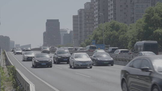 城市车流 城市出行 汽车行驶