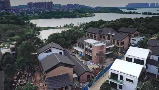 湖南岳阳洞庭湖小镇旅游景区