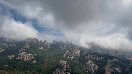 青岛崂山自然风光特写