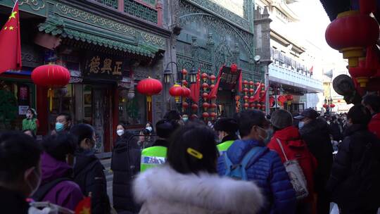 北京前门游客