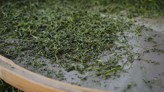 茶叶茶山茶园采茶绿茶龙井茶艺春茶实拍素材