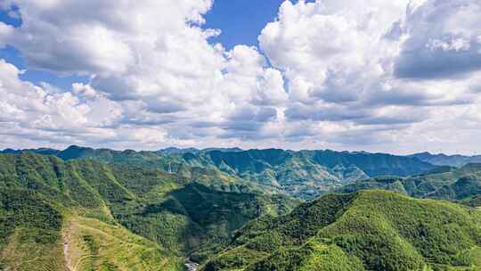 8K贵州群山沟壑云贵高原风光航拍延时