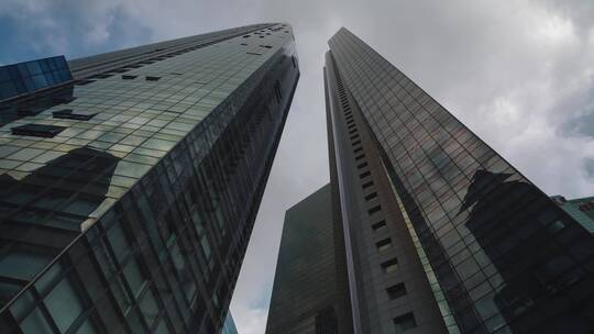 新加坡高层建筑视频素材模板下载
