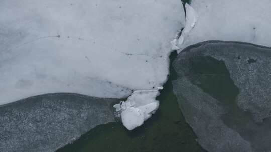 雪山冰川航拍