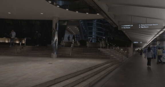 香港金融街夜景