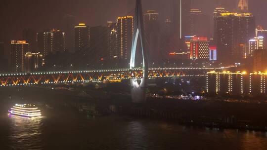 重庆照明桥和城市建筑
