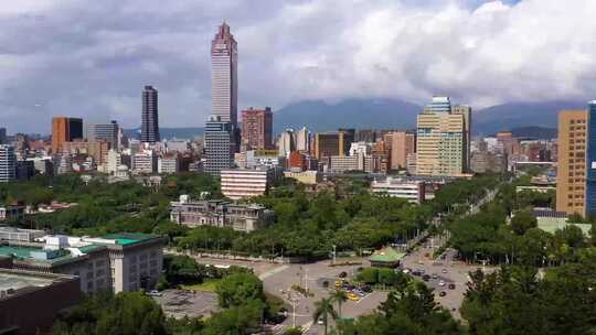 台北空镜台北街景台湾空镜