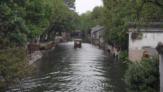 浙江湖州南浔古镇江南水乡风景