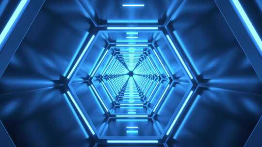 科技时空隧道 科技感隧道