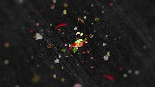 唯美餐厅标志揭示logo电视节目宣传片片头AE模板