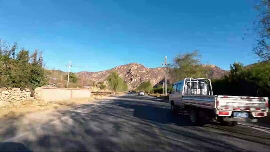 开车第一视角沿途风景 行驶在公路上(合集)