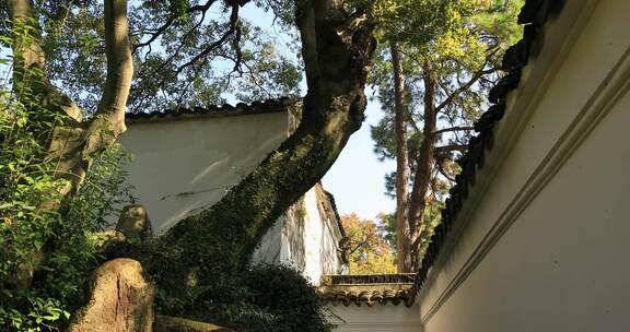 江南古风庭院古建 苏州天平山庄