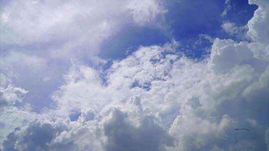 蓝天白云的云朵 翻滚的云