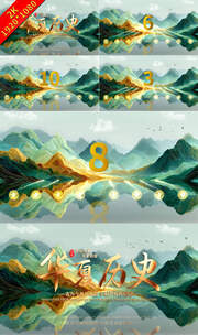 中国风国潮倒计时高清AE视频素材下载