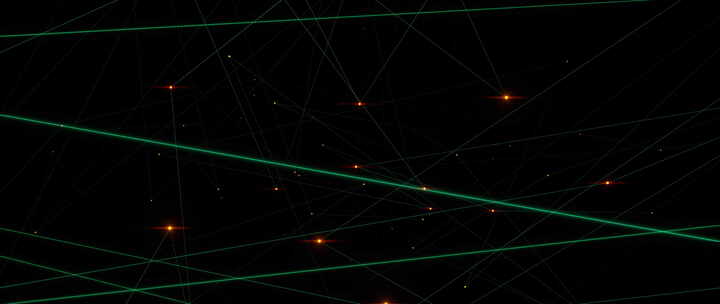 3d动画、抽象背景数字丛背景和线条点